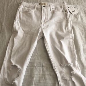 Free people white skinny jeans